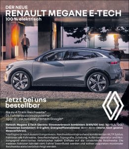 Read more about the article Der neue RENAULT MEGANE E-TECH